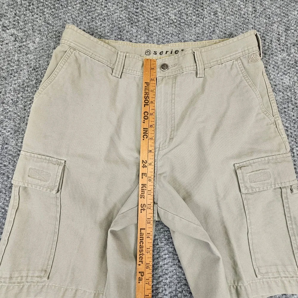 The North Face A5 Series Mens‎ 34 Cargo Shorts Khaki Tan Cotton Canvas Hiking